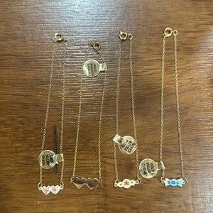 🆕 Gold filled chain ankle bracelets